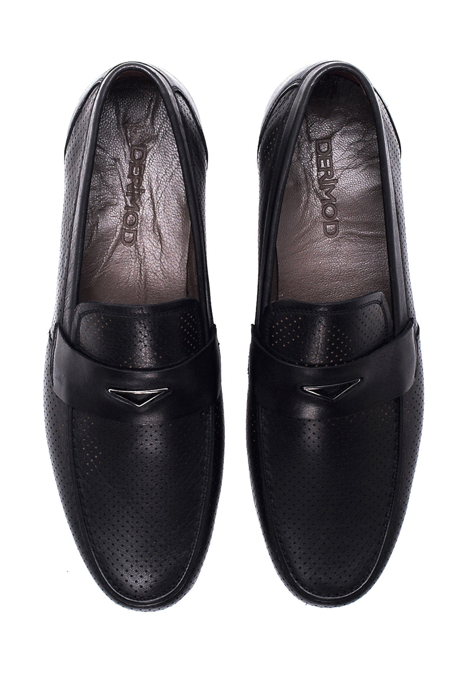 Erkek Deri Baskılı Loafer