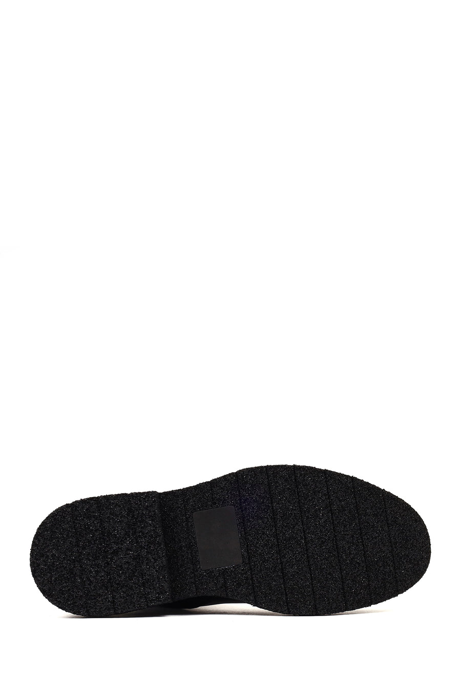 Men's Black Zippered Leather Boot