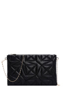 Women's Black Quilted Portfolio Bag | Derimod