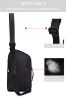 D-Pack Men's Black Mini Fabric Crossbody Bag | Derimod