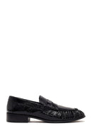 Kadın Siyah Deri Maskülen Loafer | Derimod