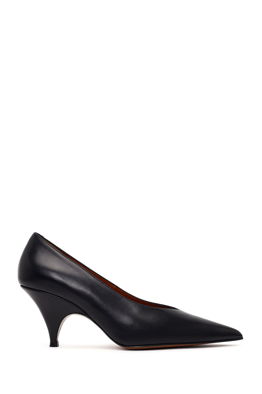 Kadın Siyah Topuklu Deri Stiletto AF100004DV | Derimod