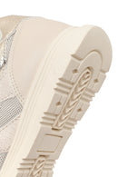 Women's Beige Lace-Up Sneakers | Derimod