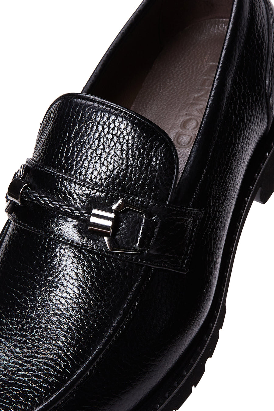 Erkek Siyah Deri Casual Loafer