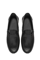 Erkek Siyah Deri Casual Loafer | Derimod