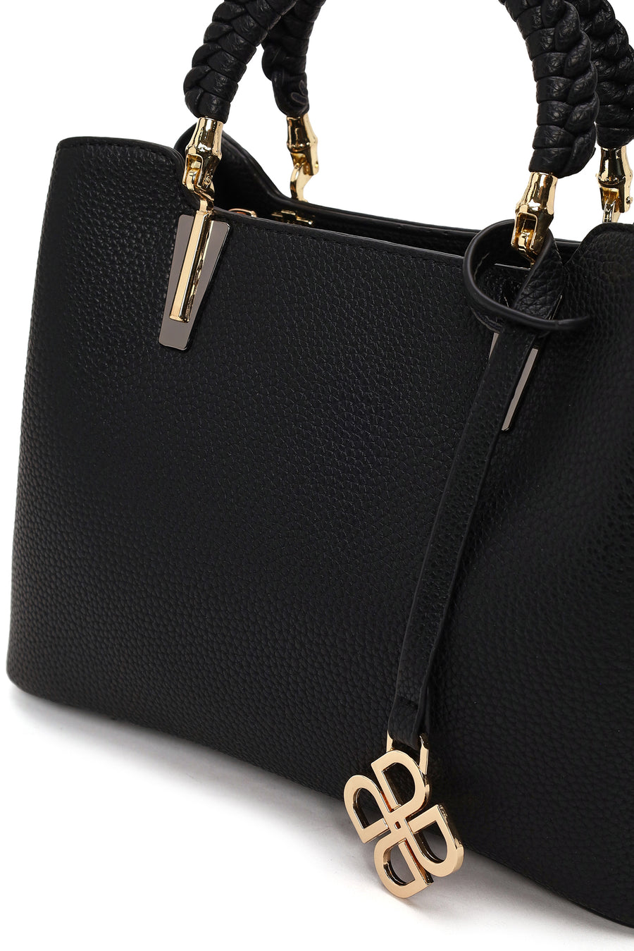 Woman Black Long-Strap Shoulder Bag