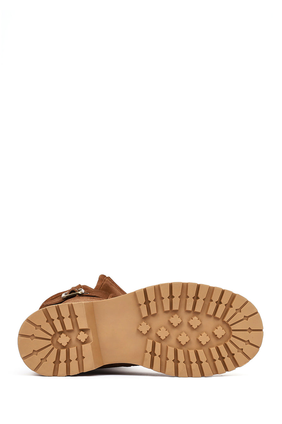 Women's Tan Suede Leather Boots