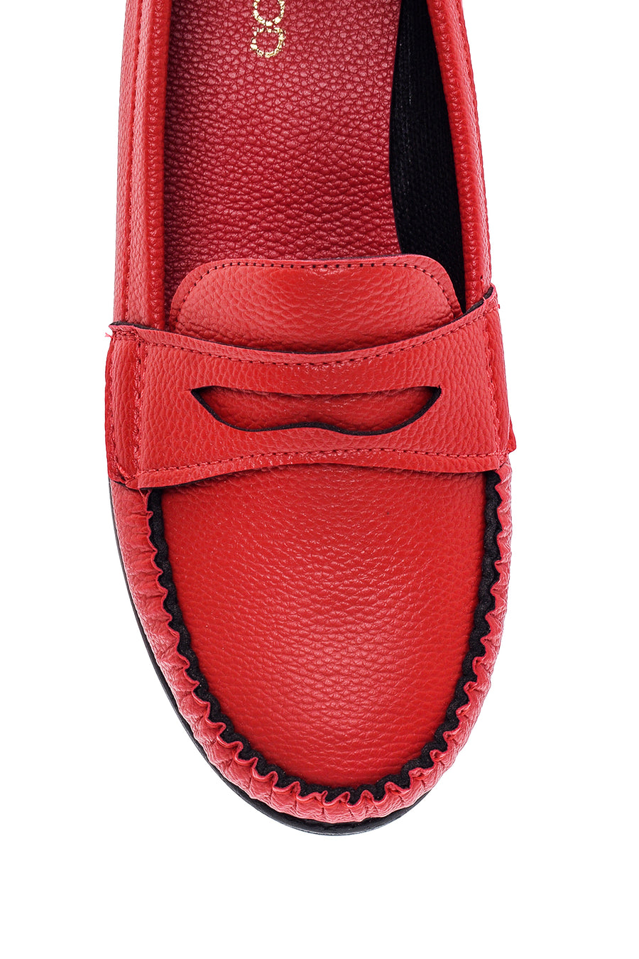 Kadın Kırmızı Dolgu Topuklu Loafer