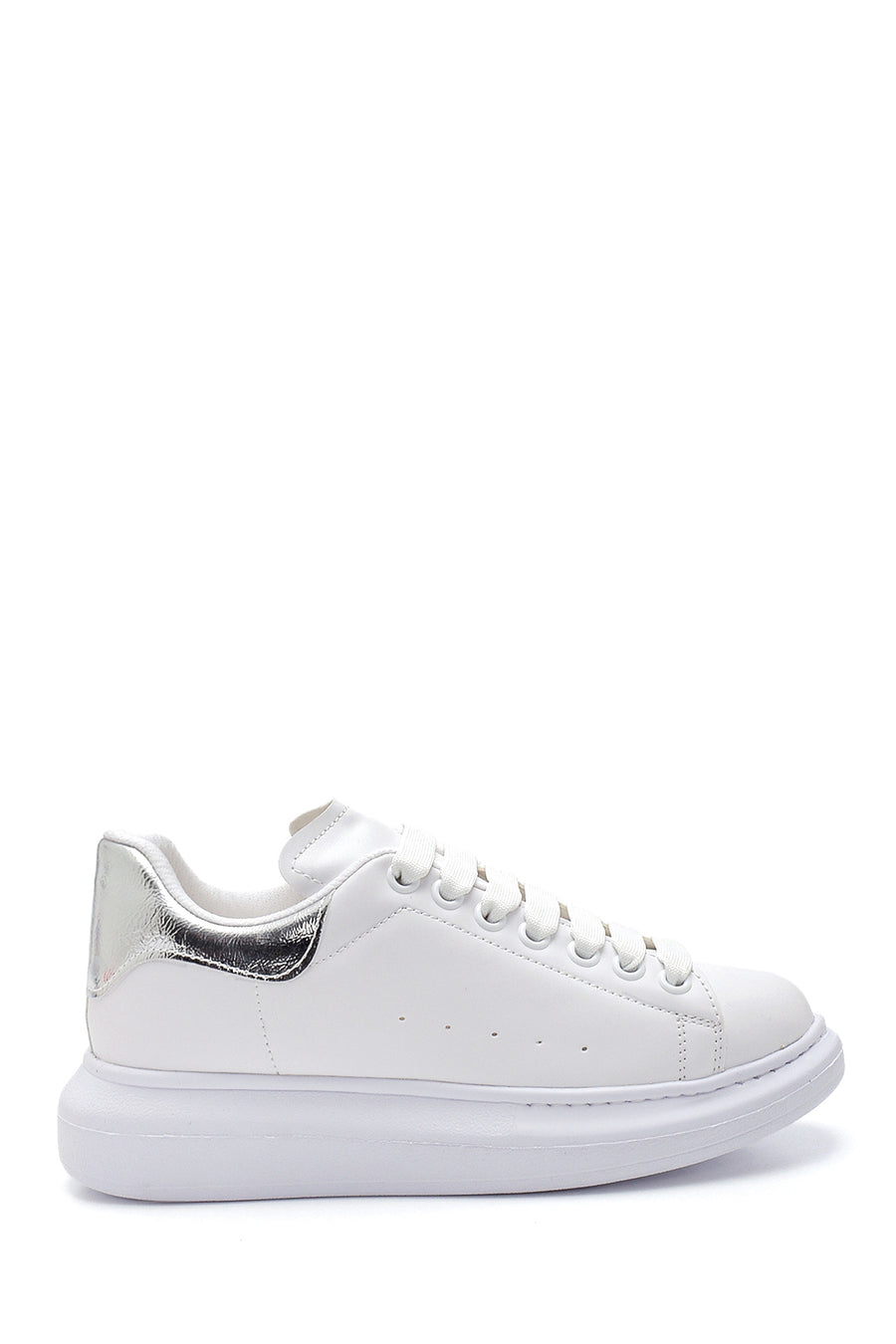 Kadın Beyaz Kalın Tabanlı Sneaker 21WFE147518 | Derimod