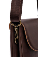 Men's Brown Messenger Bag | Derimod