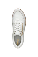 Geox Women's White New Kency Lace-Up Chunky Sole Sneaker | Derimod