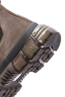 Men's Beige Suede Leather Chelsea Boots | Derimod