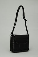 Women's Shoulder Bag with Staple Detail | Derimod