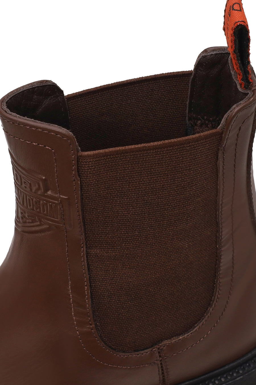 Harley Davidson Woman Tan Mourir Leather Chelsea Boots