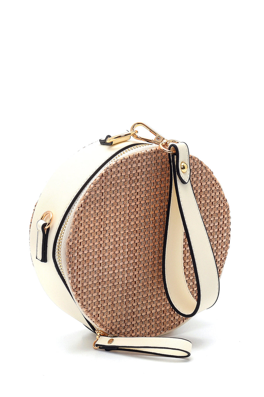Women's Straw Detailed Shoulder Bag