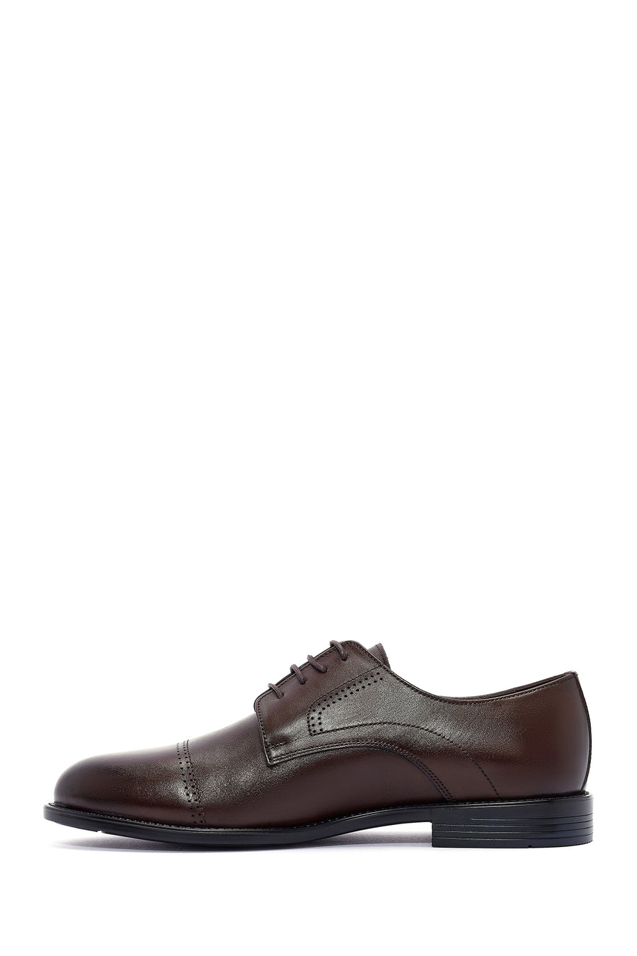Men's Brown Laced Leather Classic Shoes