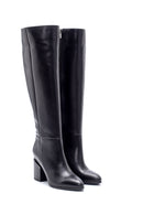 Women's Leather Heeled Boots | Derimod