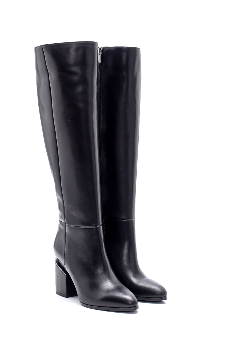 Women's Leather Heeled Boots