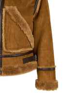 Stokholm Kadın Camel Oversize Teddy Mont | Derimod