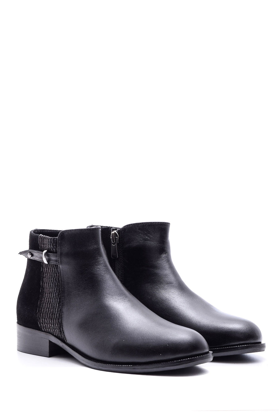 Women's Suede Detailed Leather Boots