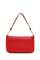 Women's Red Long Strap Leather Shoulder Bag | Derimod