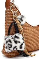 Women's Brown Accessory Straw Shoulder Bag | Derimod