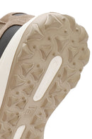 Derimod Zero Men's Beige Lace-Up Thick Soled Fabric Sneaker | Derimod