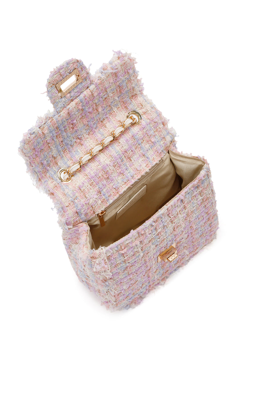 Women's Pink Long Strap Accessory Mini Shoulder Bag