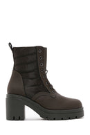 Women's Green Thick Heeled Boots | Derimod