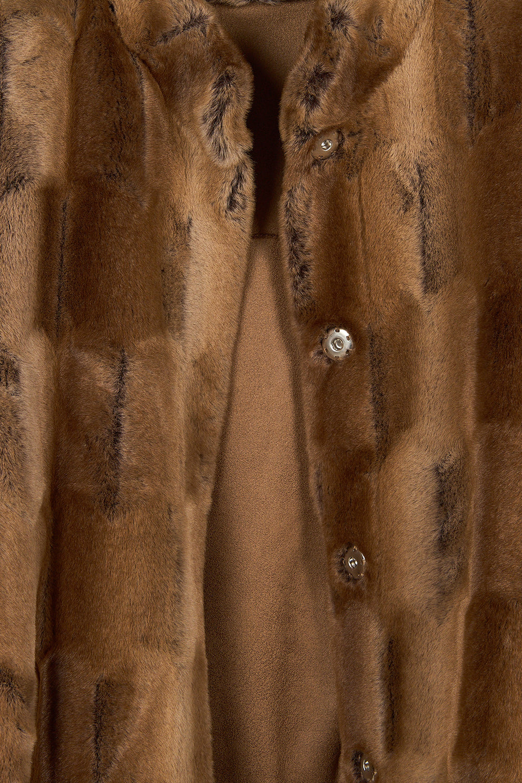 Altabadia Kadın Camel Oversize Teddy Mont
