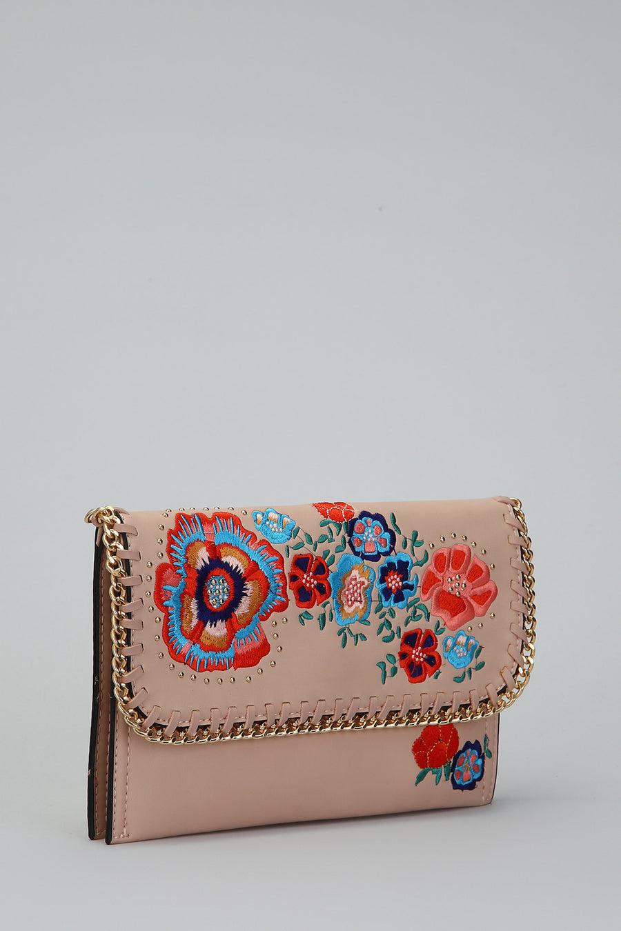 Embroidered Pink Women's Portfolio