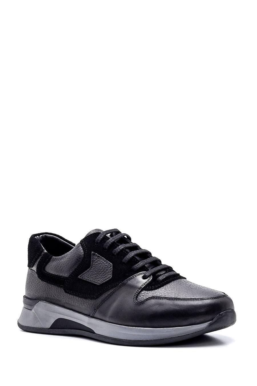 Men's Leather Suede Detailed Sneaker
