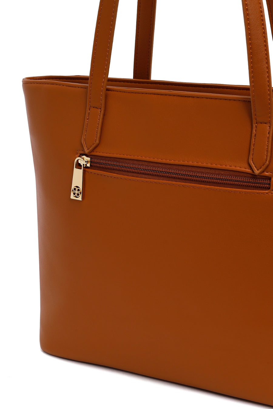Woman Brown Long-Strap Classic Shoulder Bag