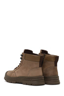 Male Mink Zip Closure Nubuck Leather Boots | Derimod