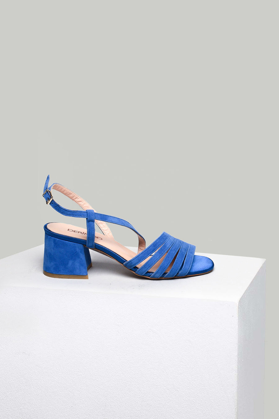 Women's Heeled Leather Sandals