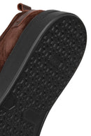 Men's Brown Lace-Up Chunky Sole Suede Leather Sneaker | Derimod