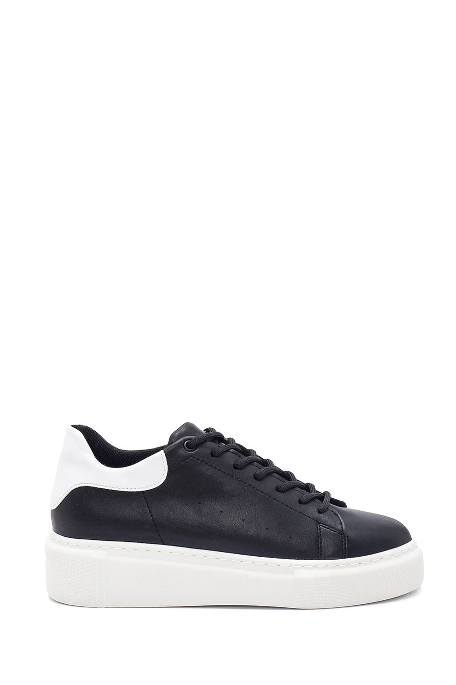 Women's Black Thick Soled Sneaker 22SFE217618 | Derimod