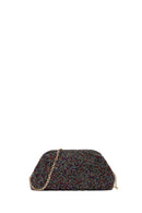 Women's Multi-Colored Long Chain Strap Stone Evening Clutch Bag | Derimod