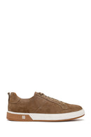 Male Beige Lace-up Suede Leather Sneaker | Derimod