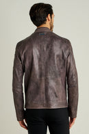 Formula Men's Leather Jacket | Derimod