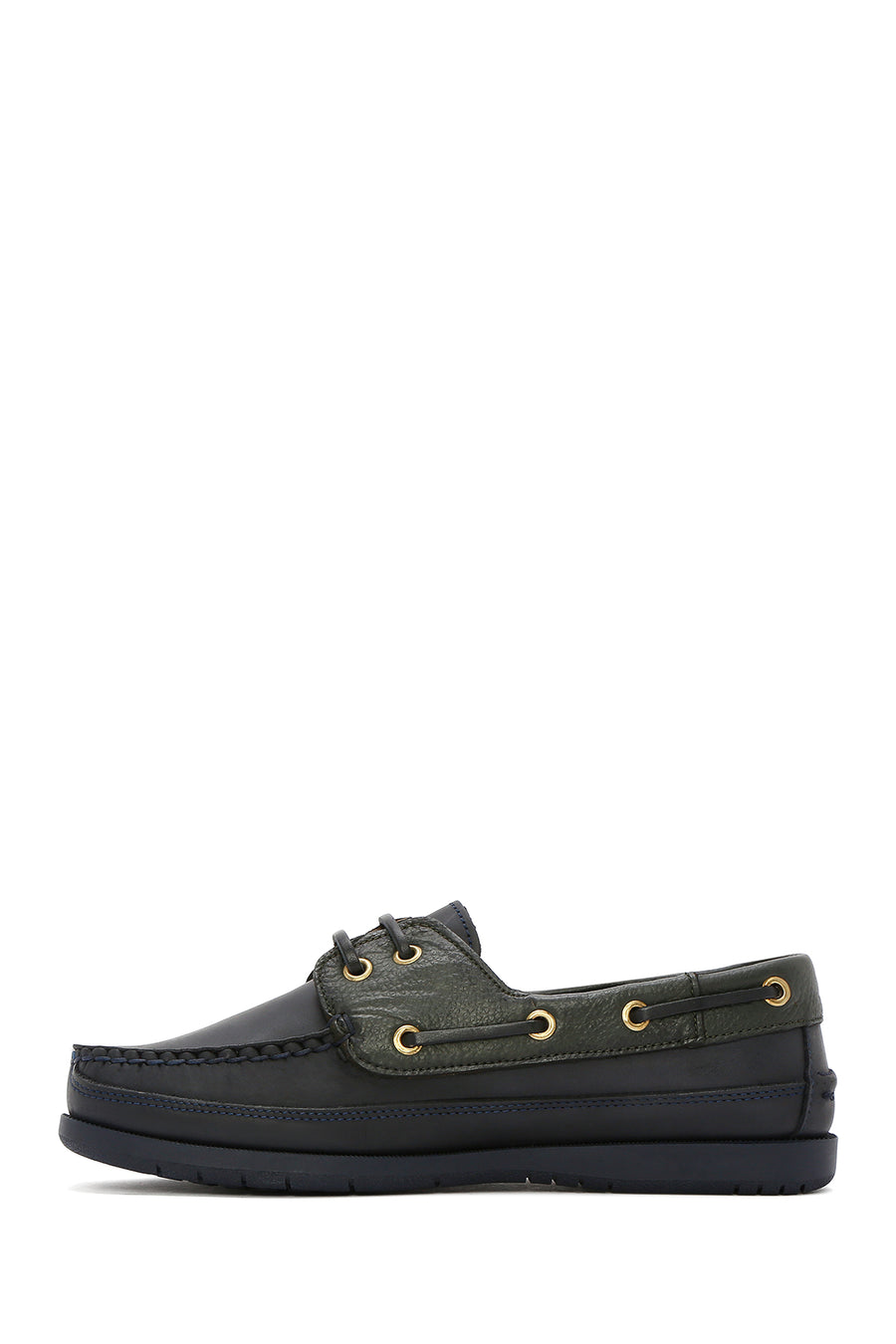 
Men's Green Leather Comfort Casual Shoes
