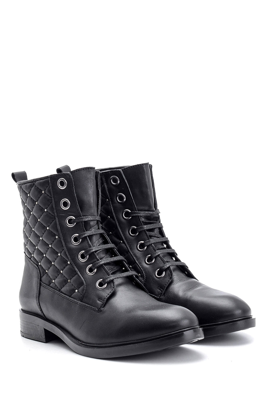 Women's Studded Detailed Leather Boots