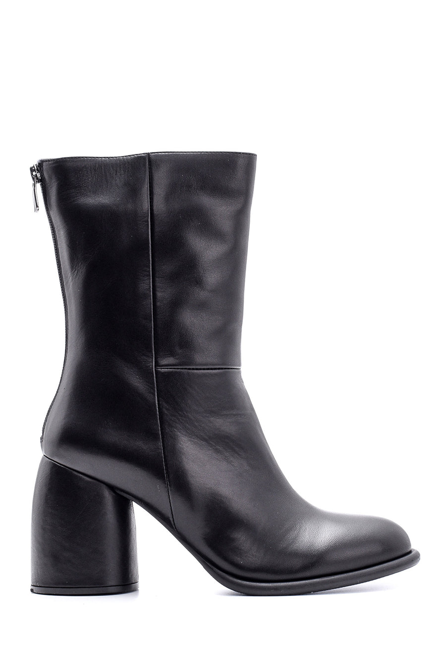 Women's Heeled Leather Boots 19WFD164118 | Derimod