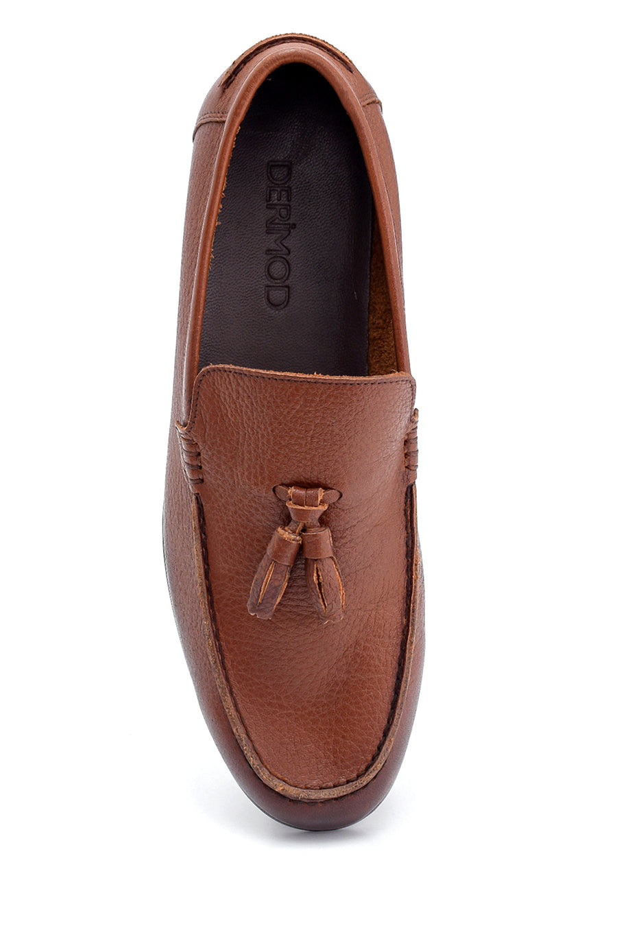 Erkek Deri Püskül Detaylı Loafer