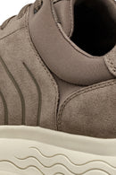 Geox Men's Mink Spherica Lace-Up Leather Sneaker | Derimod