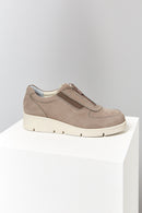 Zipper Detailed Mink Women's Sports Shoes | Derimod