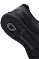 Men's Black Lace-Up Leather Casual Sneakers | Derimod
