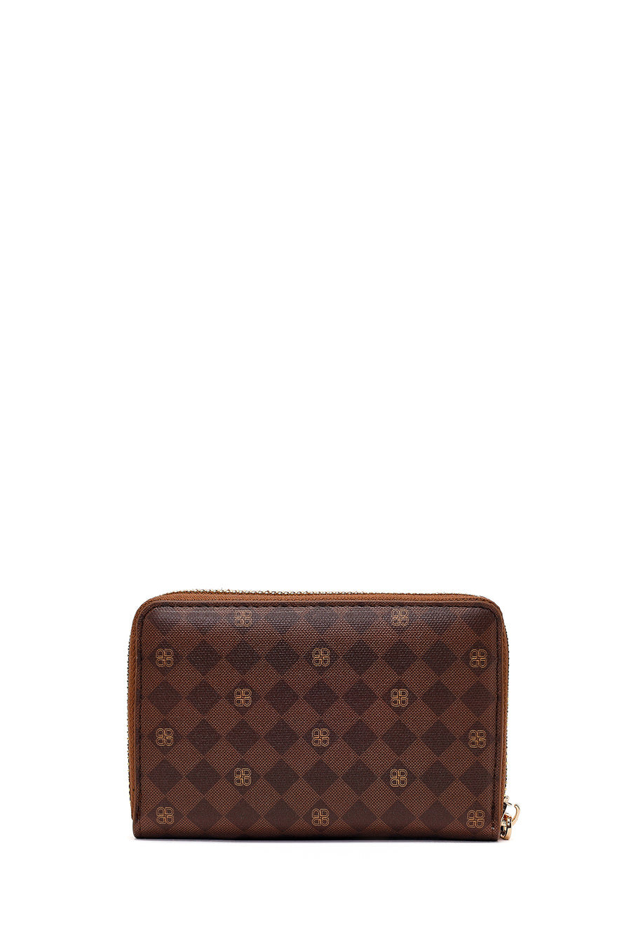 Woman Brown Printed Wallet