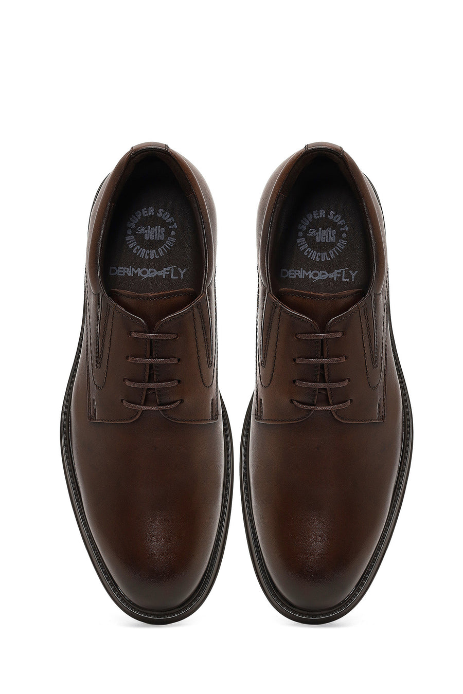 Men's Brown Leather Casual Shoes