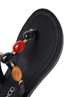 Women's Black Peep Toe Sandals | Derimod